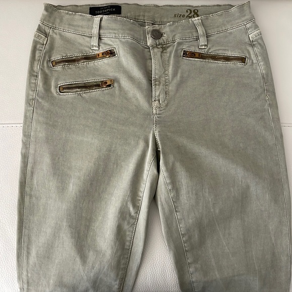 J. Crew Olive Ankle Toothpick Super Skinny Pants - Picture 2 of 8